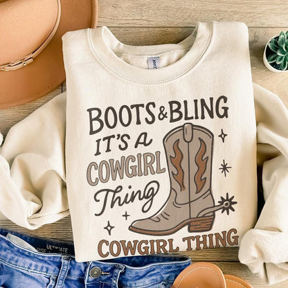 Cowgirl png, Western PNG - 300 DPI Design for T-Shirt