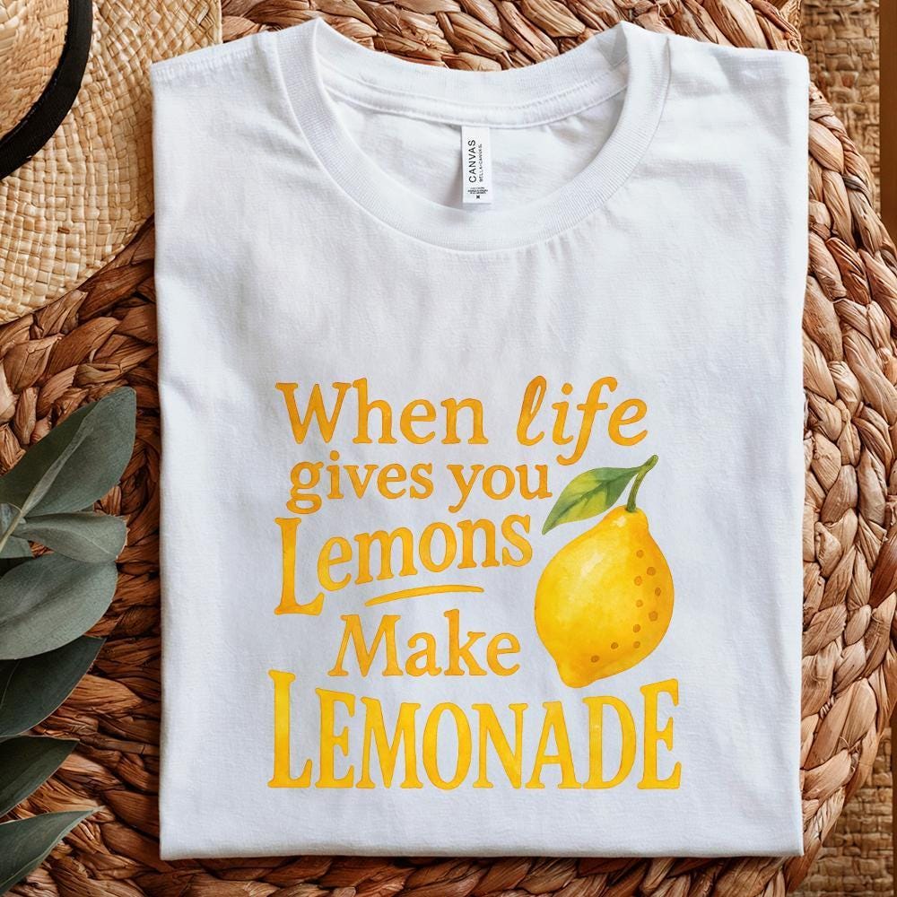 Coquette Lemon Design PNG, Funny Make Lemonade T-shirt Art - 300 DPI
