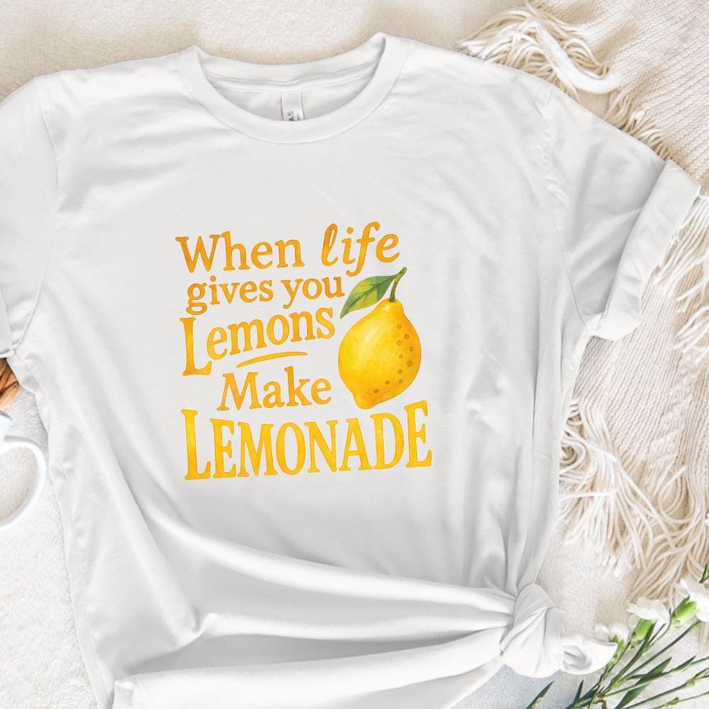 Coquette Lemon Design PNG, Funny Make Lemonade T-shirt Art - 300 DPI