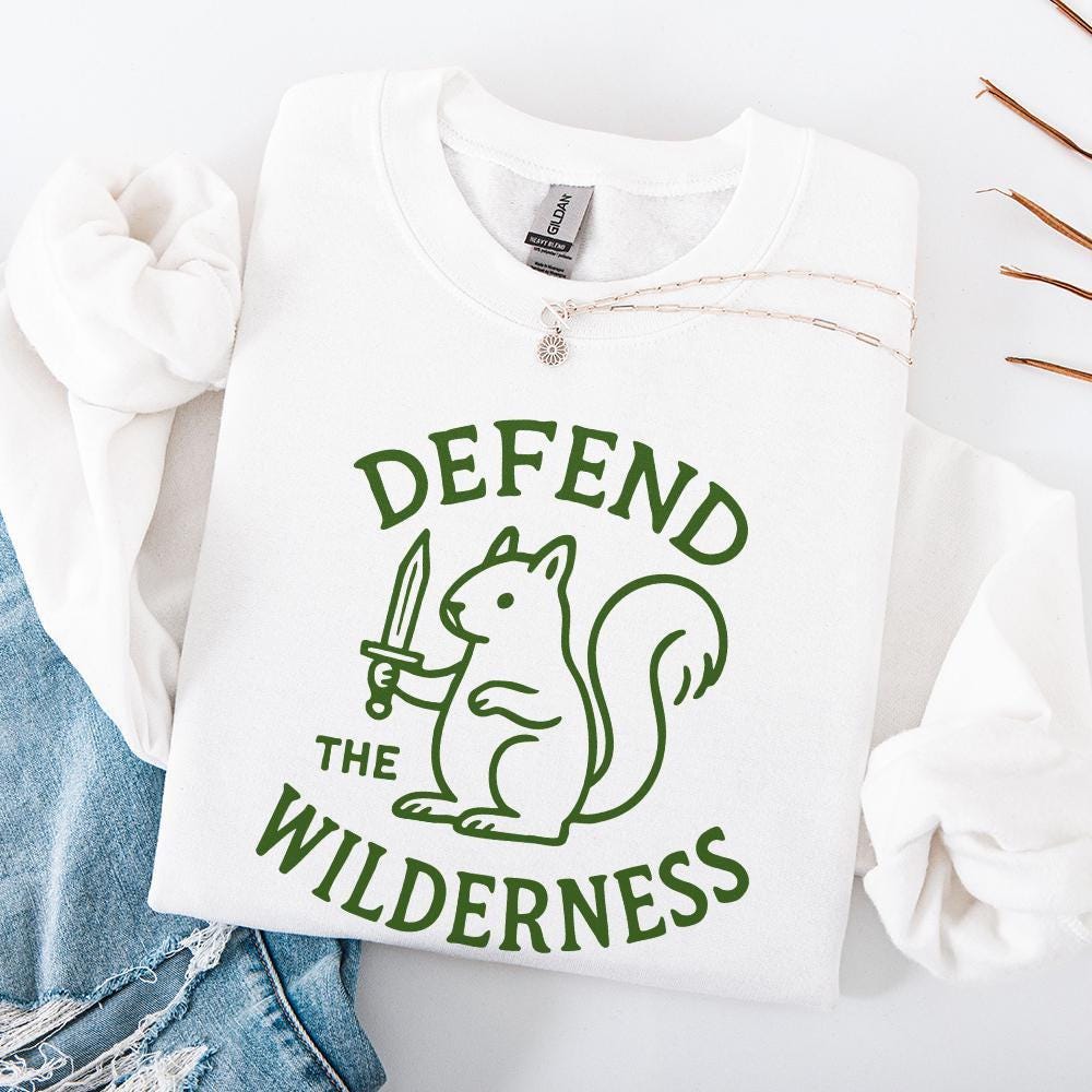 Funny Knife Nature Lover, Wilderness Vinyl Sticker - 300 DPI Design for