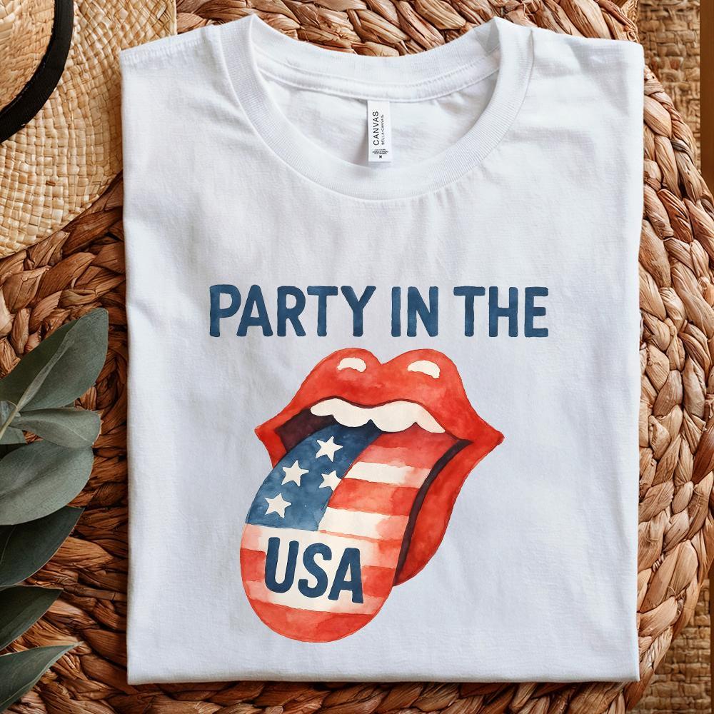 Retro America Sublimation Design, Independence Day Png - 300 DPI Design