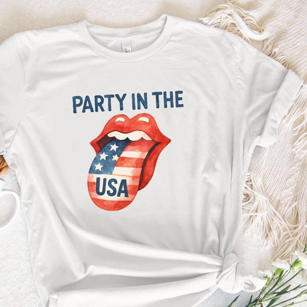 Retro America Sublimation Design, Independence Day Png - 300 DPI Design