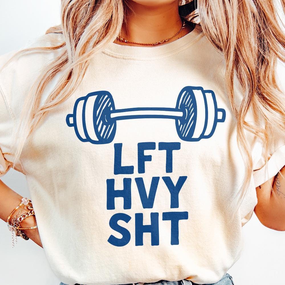 LFT HVY SHT png, Gym png - 300 DPI Design for T-Shirt
