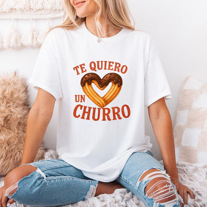 Te Quiero Un Churro, Spanish Valentine PNG - 300 DPI Design for T-Shirt