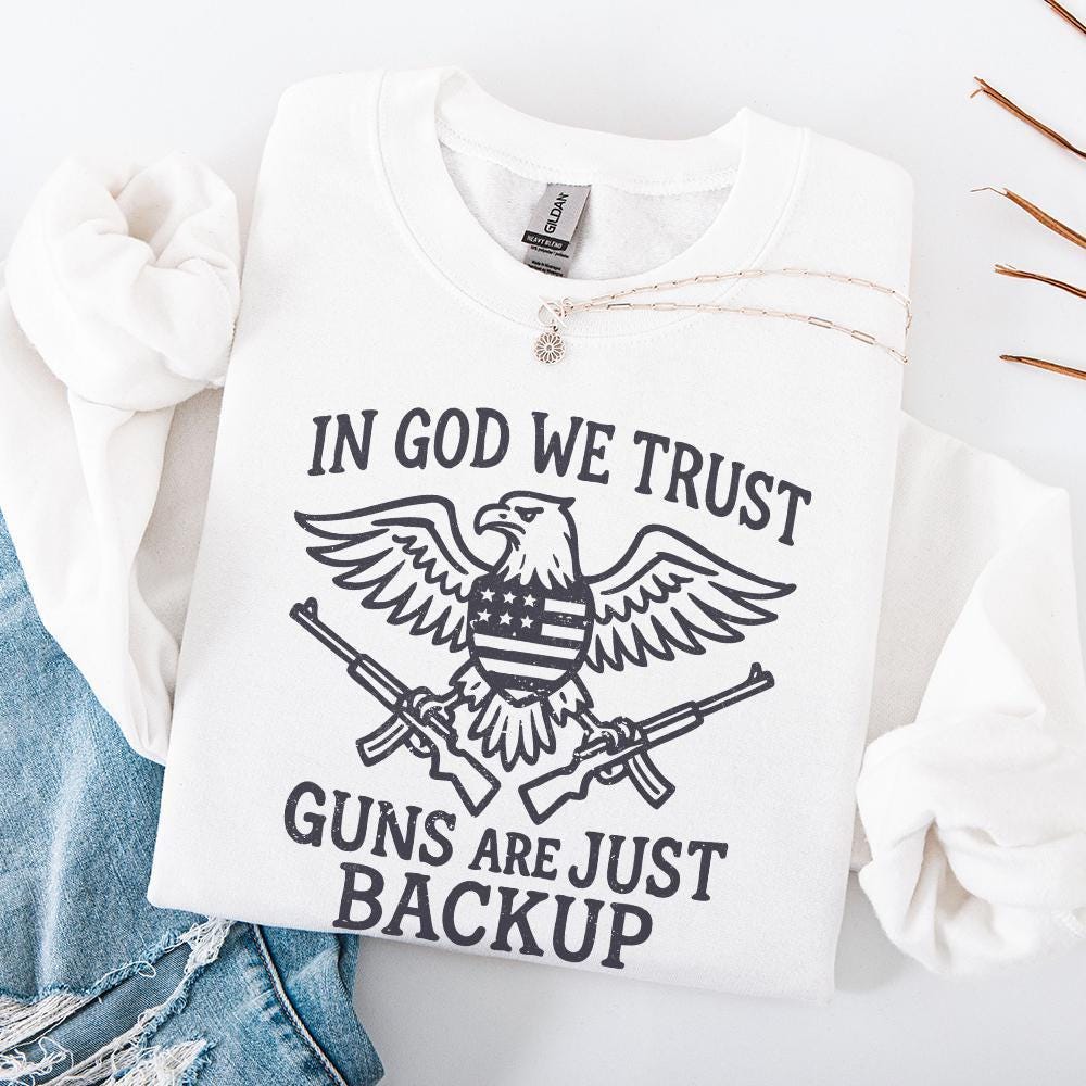 In God We Trust PNG, 4th of July PNG - 300 DPI Design for T-Shirt