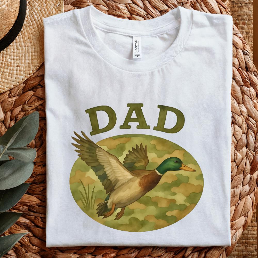 Camo Dad PNG, Father's Day PNG - 300 DPI Design for T-Shirt