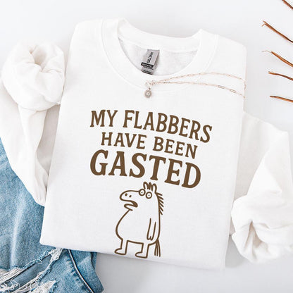 My Flabbers Have Been Gasted PNG, Silly Goose Humor - 300 DPI Design for