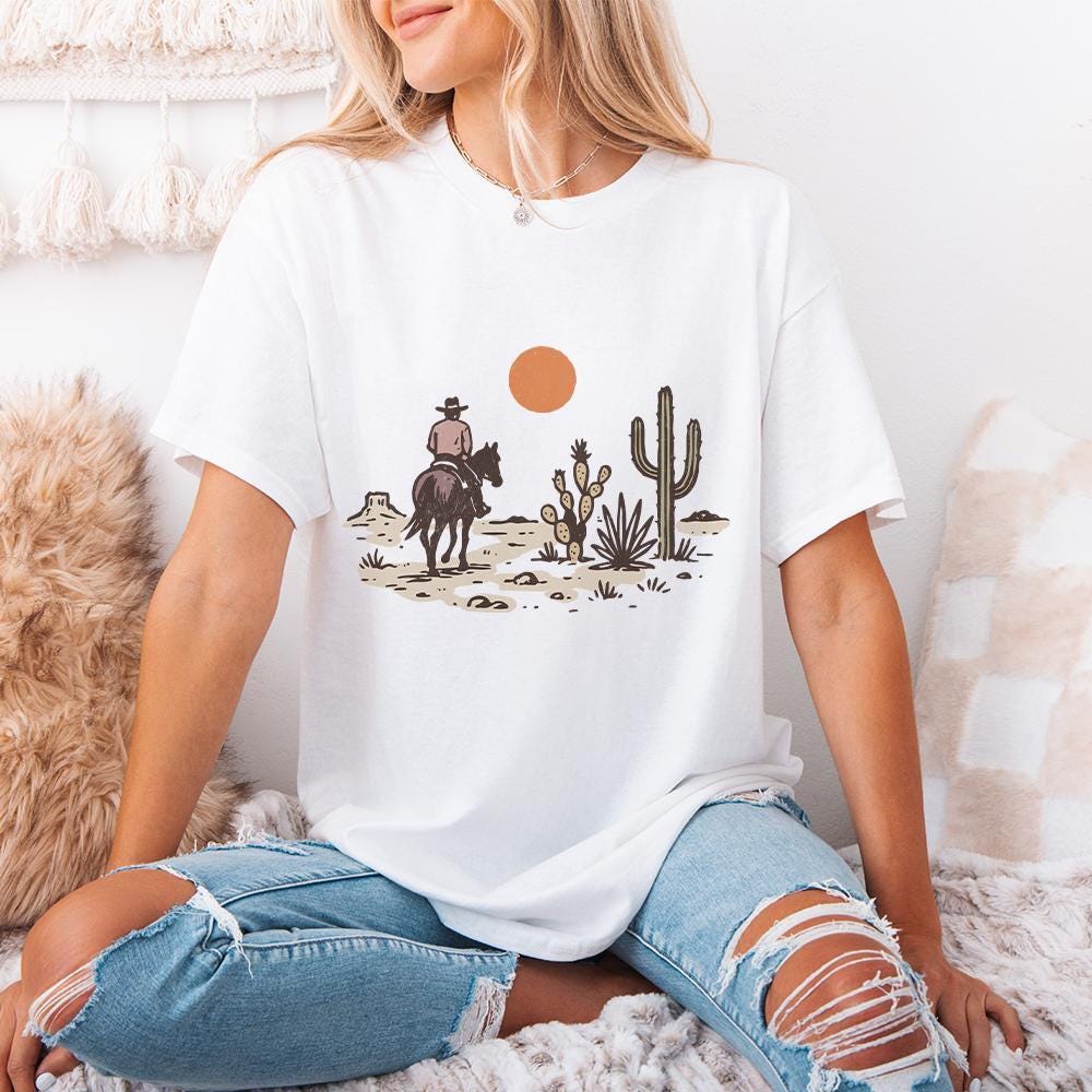 Western Cowboys PNG, Western Sublimation - 300 DPI Design for T-Shirt