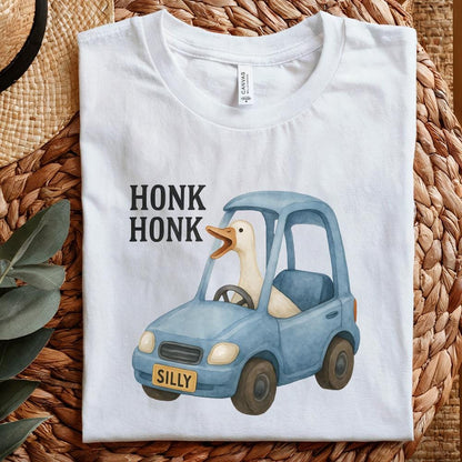 Funny Silly Goose PNG File, Goose with Knife Design - 300 DPI Design for