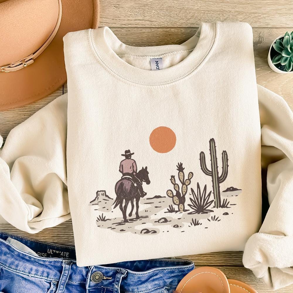 Western Cowboys PNG, Western Sublimation - 300 DPI Design for T-Shirt