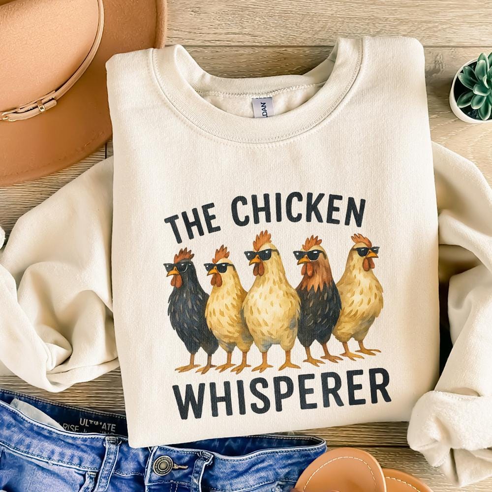 The Chicken Whisperer PNG, Funny Chicken PNG - 300 DPI Design for T-Shirt