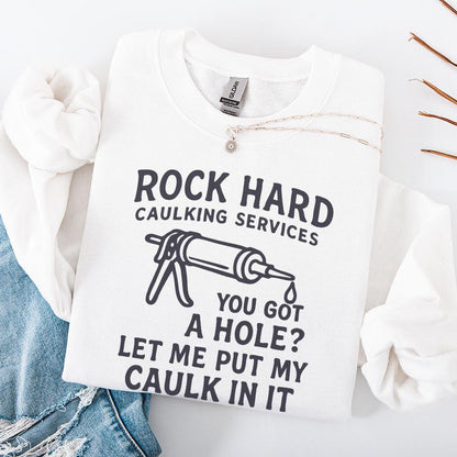 Rock Hard Caulking PNG, Digital Design - 300 DPI Design for T-Shirt