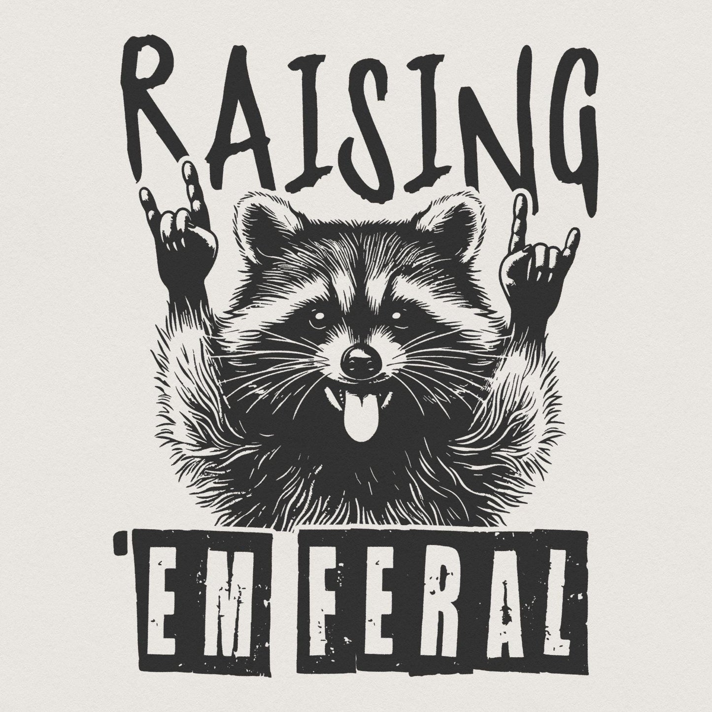 Raisin Em Feral PNG, Funny Opossum Png - 300 DPI Design for T-Shirt