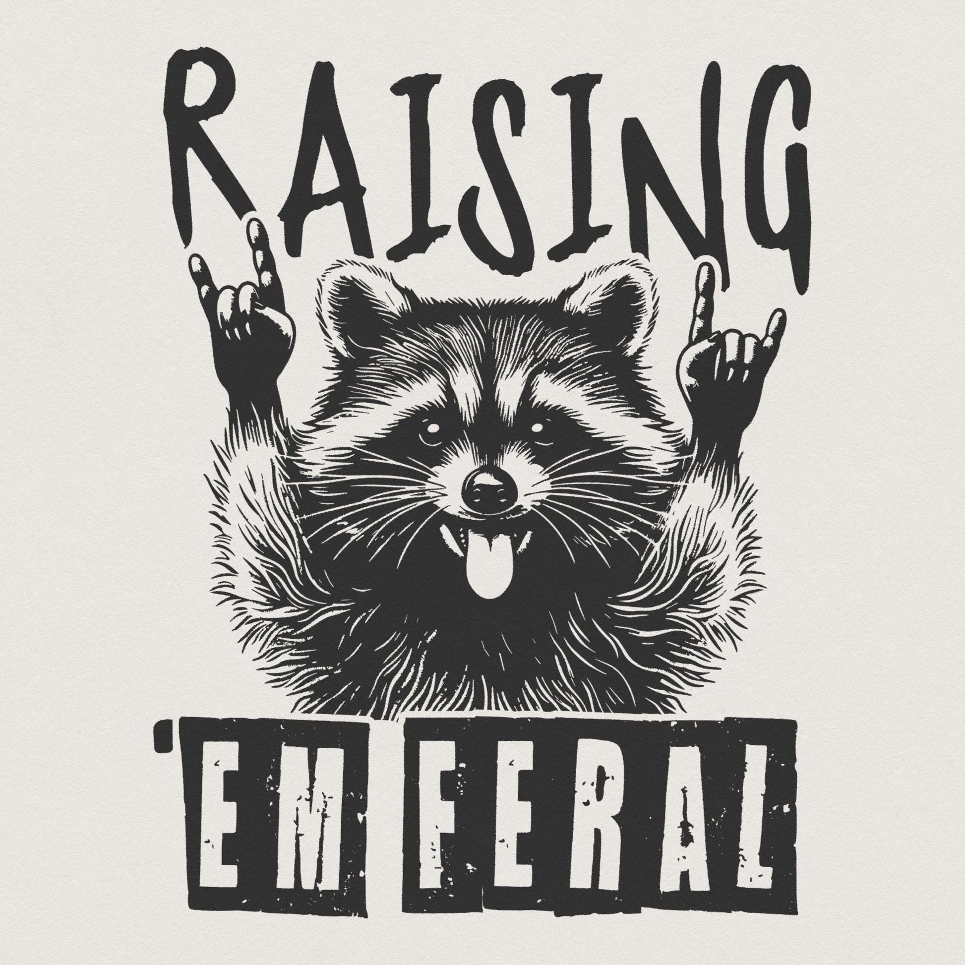 Raisin Em Feral PNG, Funny Opossum Png - 300 DPI Design for T-Shirt