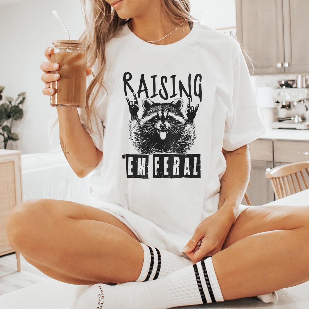 Raisin Em Feral PNG, Funny Opossum Png - 300 DPI Design for T-Shirt