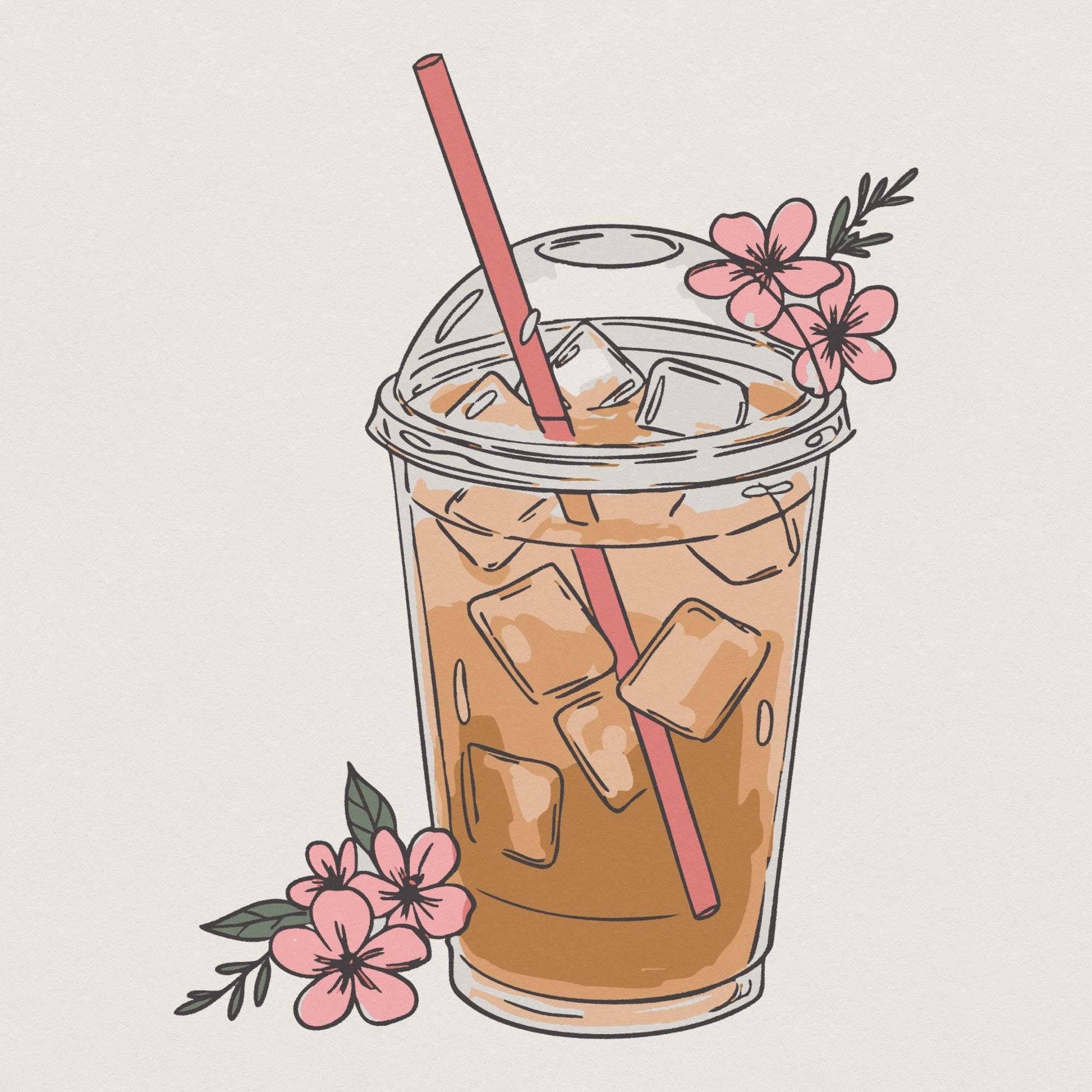 I Take My Coffee On The Rocks PNG, Trendy Coffee PNG - 300 DPI Design for