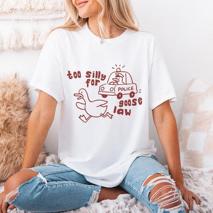 Got Too Silly Goose PNG, Silly Goose Jail - 300 DPI Design for T-Shirt