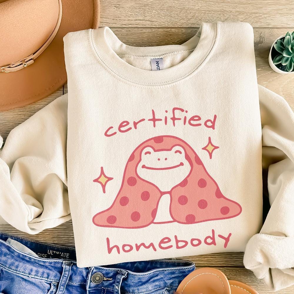 Certified Homebody PNG, Trendy png - 300 DPI Design for T-Shirt