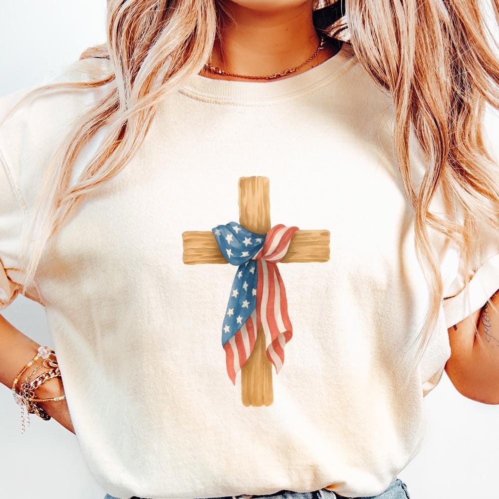 Christian Patriotic Png, One Nation Under God Png - 300 DPI Design for