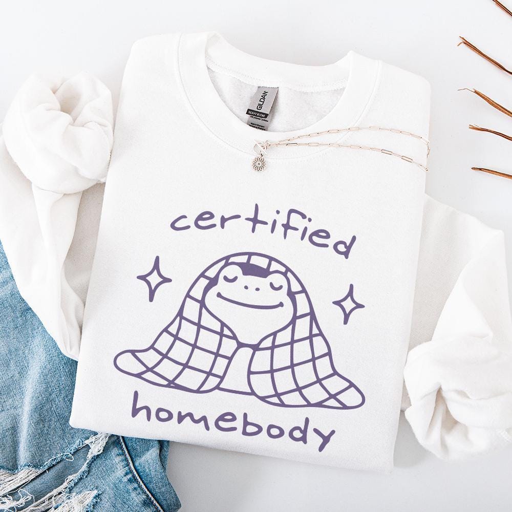 Certified Homebody PNG, Trendy png - 300 DPI Design for T-Shirt