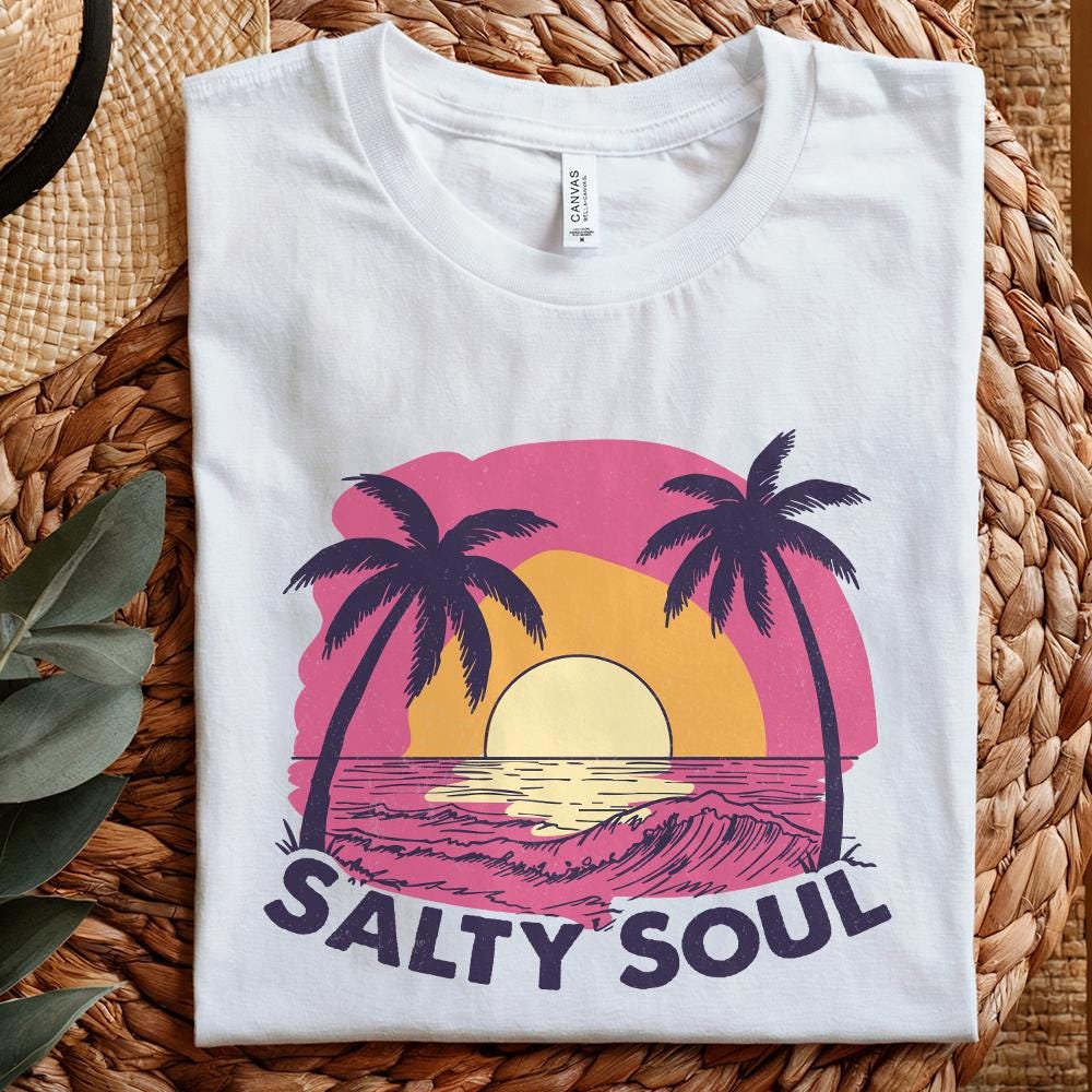 Summer Shirt Designs, Retro Summer PNG - 300 DPI Design for T-Shirt