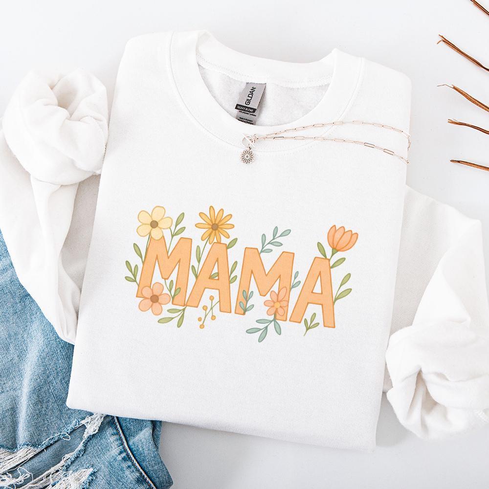 Floral Mama PNG, Mothers Day png - 300 DPI Design for T-Shirt