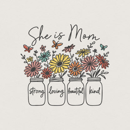 She is Mom Bundle PNG, Mom Life - 300 DPI Design for T-Shirt
