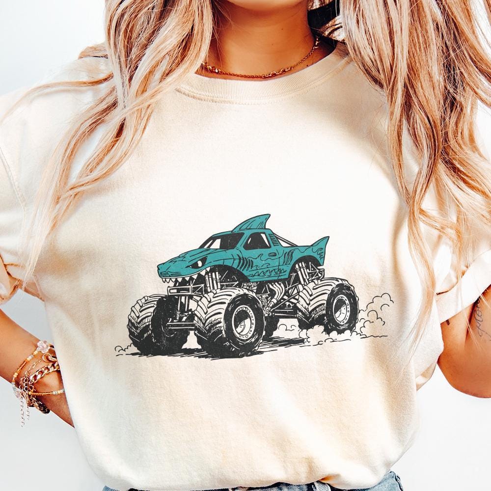 Monster Truck PNG, Unique Truck Art - 300 DPI Design for T-Shirt
