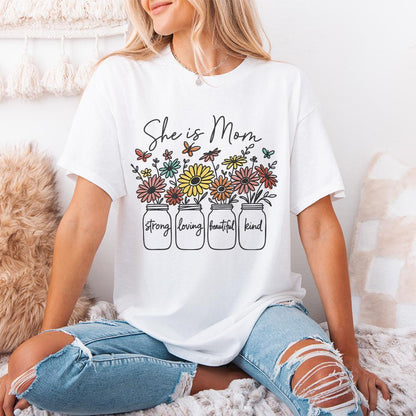 She is Mom Bundle PNG, Mom Life - 300 DPI Design for T-Shirt