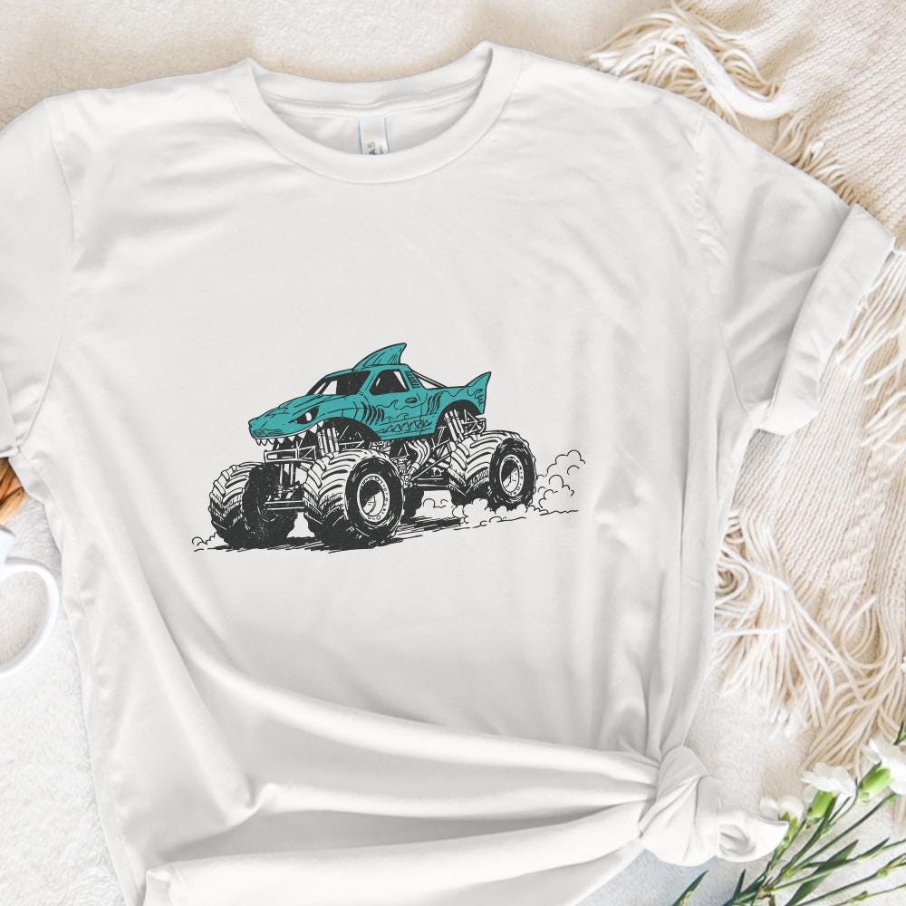 Monster Truck PNG, Unique Truck Art - 300 DPI Design for T-Shirt
