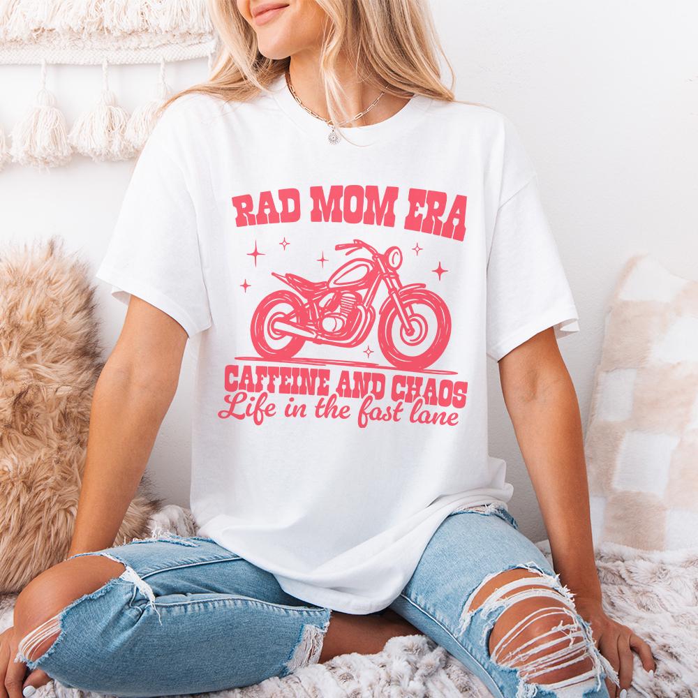 Rad Mom Era Png, Trendy Mom Shirt Png - 300 DPI Design for T-Shirt
