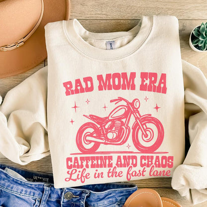 Rad Mom Era Png, Trendy Mom Shirt Png - 300 DPI Design for T-Shirt