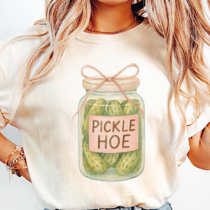 Pickle Hoe PNG, Cute Sticker Designs - 300 DPI Design for T-Shirt