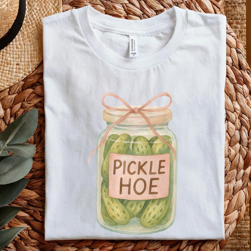 Pickle Hoe PNG, Cute Sticker Designs - 300 DPI Design for T-Shirt