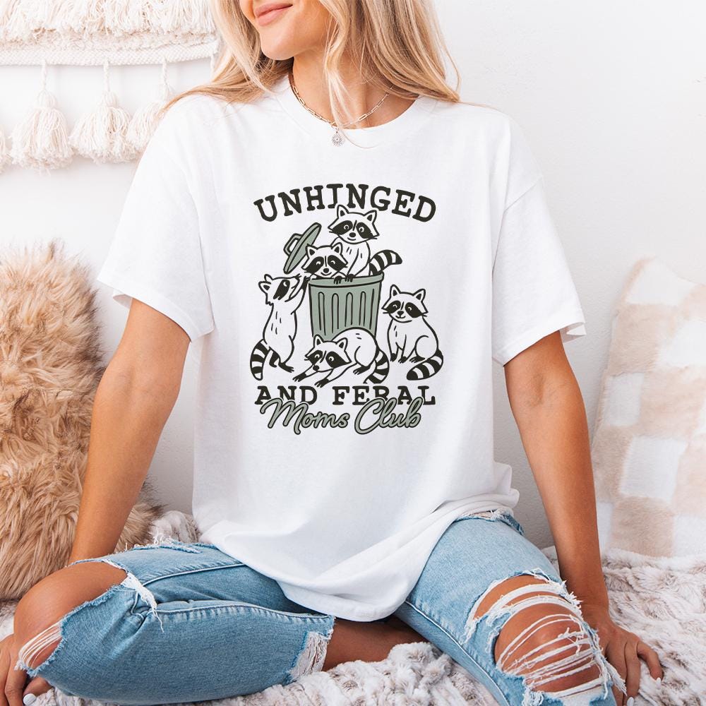 Unhinged Feral PNG, Raccoon Opossum PNG - 300 DPI Design for T-Shirt