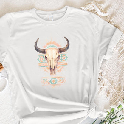 Cow Skull PNG, Western PNG - 300 DPI Design for T-Shirt