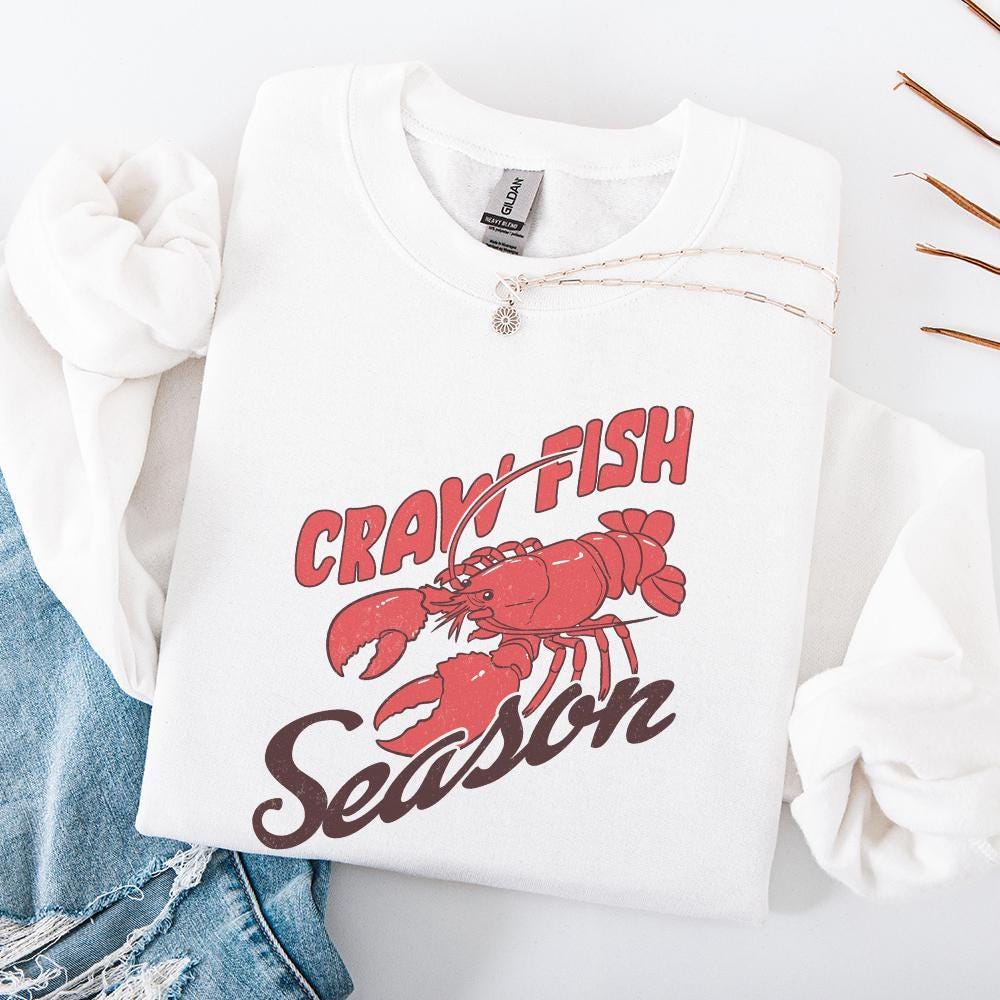 Crawfish Season PNG, Crawfish Lover Design - 300 DPI Design for T-Shirt