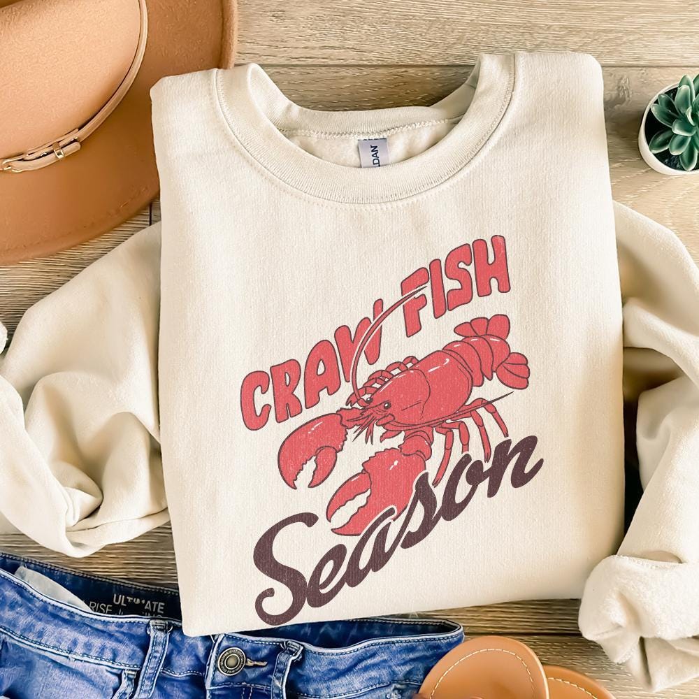 Crawfish Season PNG, Crawfish Lover Design - 300 DPI Design for T-Shirt