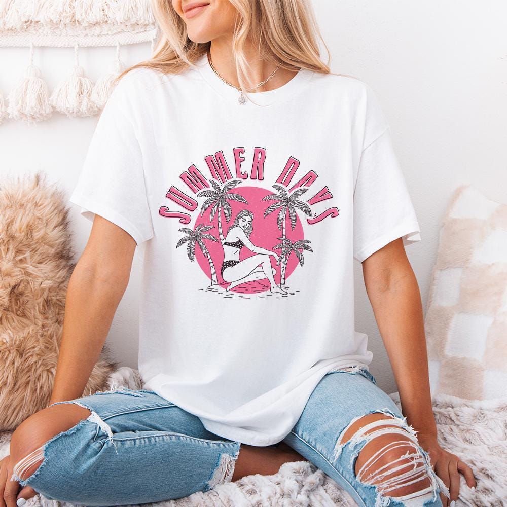 Retro Summer png PNG, Summer Shirt Design - 300 DPI Design for T-Shirt