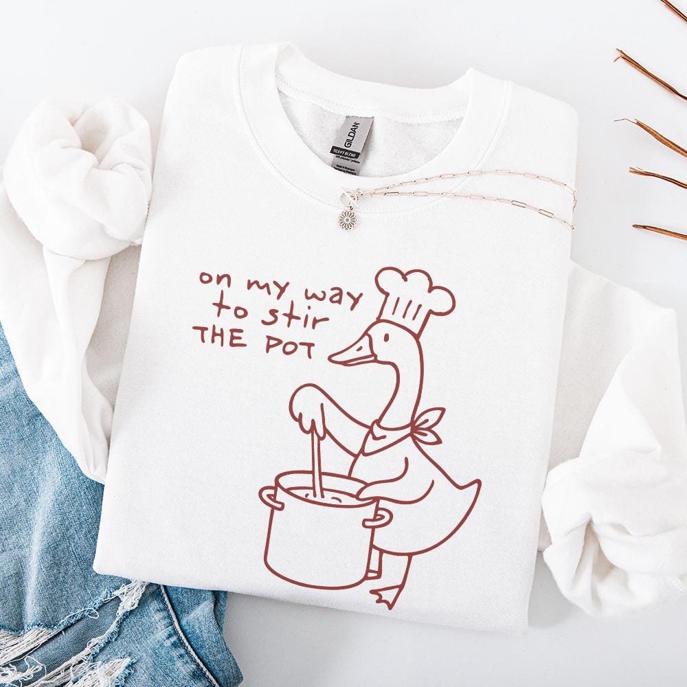 On My Way To Stir The Pot PNG, Trendy Digital Download - 300 DPI Design