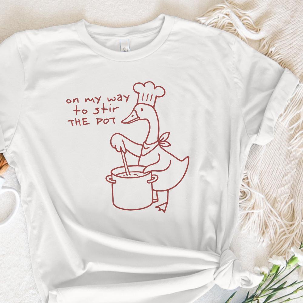 On My Way To Stir The Pot PNG, Trendy Digital Download - 300 DPI Design