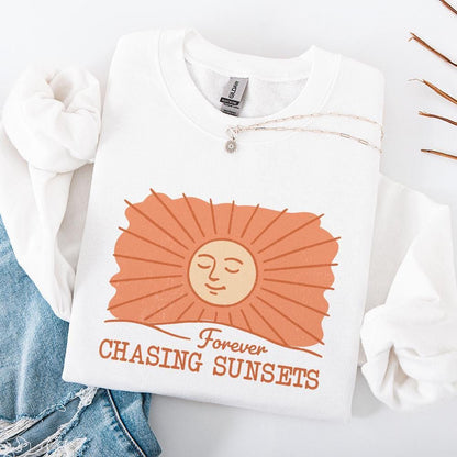 Chasing Sunset PNG, Sublimation Designs - 300 DPI Design for T-Shirt