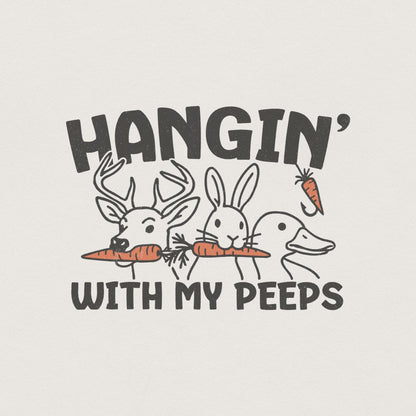 Hangin' with My Peeps PNG, Digital Download - 300 DPI Design for T-Shirt
