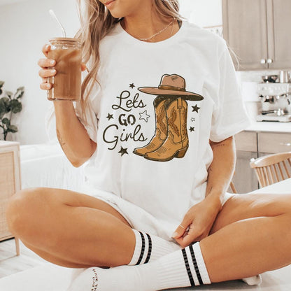 Let's Go Girls PNG, Sublimation Design - 300 DPI Design for T-Shirt