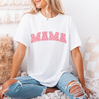 Retro Mama PNG, Strawberry Berry - 300 DPI Design for T-Shirt