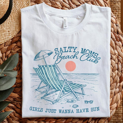 Beach Club Shirt Png, Trendy Summer Png - 300 DPI Design for T-Shirt