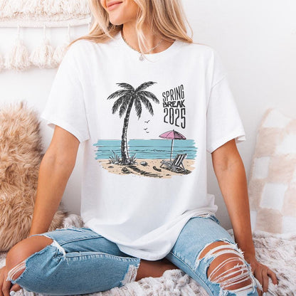 Spring Break 2025 png, Spring Break PNG - 300 DPI Design for T-Shirt