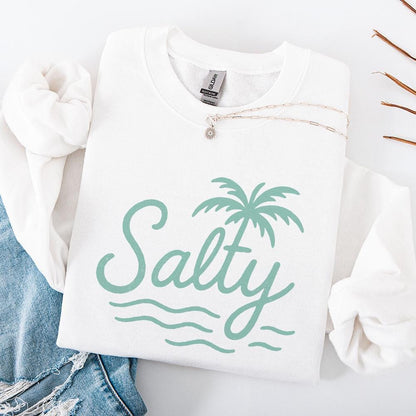 Salty Summer png, Summer Vibes PNG - 300 DPI Design for T-Shirt