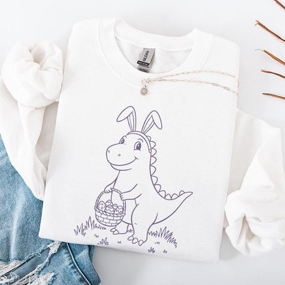 Easter Png, Dinosaur Easter - 300 DPI Design for T-Shirt