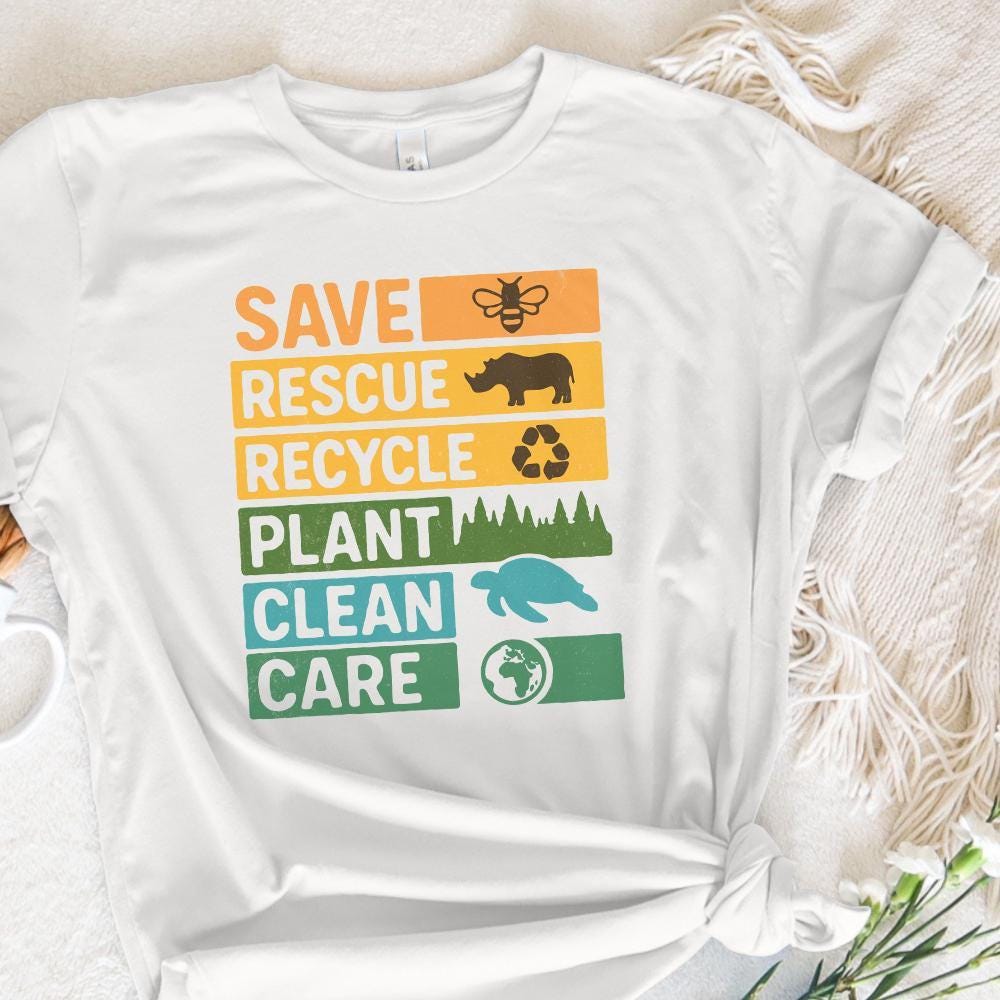 Environmental Shirt, Activist Shirt - 300 DPI Design for T-Shirt